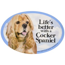 Prismatix Decal Cat and Dog Magnets, Cocker Spaniel