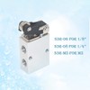 Pneumatic Shuttle Valve, M5 2 Position 3 Way Direct Acting