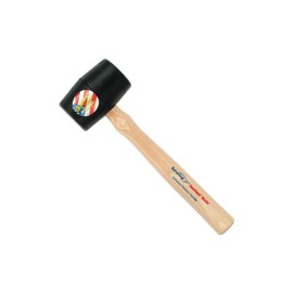 31121 18-OZ. DEADHEAD RUBBER MALLET W/WOOD HAND