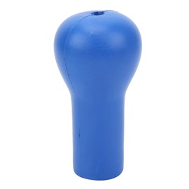 Fishing Rod Holder Shock‑Absorbing Fishing Rod Butt Cushion Portable Belly Top Pole Bracket Fish Rod Belly Spherical Barrel(Blue)