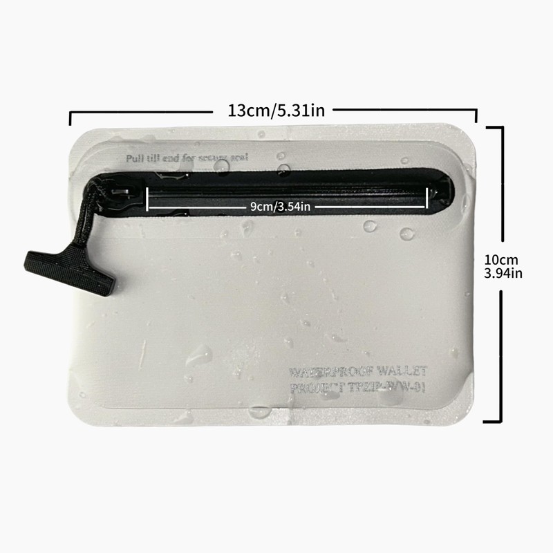 CHERRY CHICK Heavy Duty Airtight Wallet Submersible Waterproof Wallet Protection