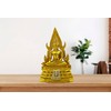 BUDDHO Chinnaraj Thai Buddha Statue for Home Decor 8" h