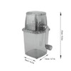 Leopacat Hand Crank Ice Crusher, Manual Hand Crank Operated Breaker,