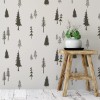 Stencil Revolution Fir Tree Forest Pattern Wall Stencil - Durable