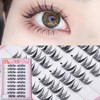 【No Adhesive Required/Ultra-Fine Band】Korean Style Daisy False Eyelashes 10-Row Set