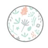 Dreamgenii Pregnancy Support and Feeding Pillow Cover, Nature Cotton Grey/Coral