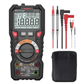 ANRIS Tester, Digital 20000 Count, Multimeter, HT118E, Automatic Range, AC/DC Current, AC/DC Voltage, Temperature, True RMS, Capacitance, Diode, Frequency, Resistance, Conduction, NCV, Unconnected