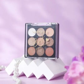 Paleta De Sombras, Rubor Y Polvo Compacto 3 In 1 Portatil                                                                                             