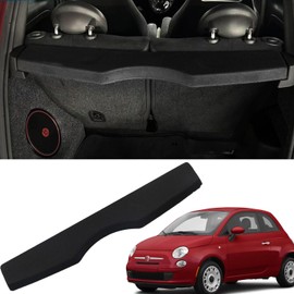 Marretoo for Fiat 500 Cargo Cover 2012-2017 for Fiat 500 Accessories Black UN-Retractable Factory Style SUV Trunk Cover Cargo Security Shade Trunk Cover