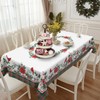 bnhjsdw Christmas Tablecloth Green Red Plaid Christmas Table Cloth, Washable