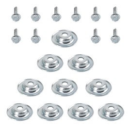 10 Set UTV Skid Plate Washer and Bolt Kit, Skid Plate Fastener,Replaces,10 Metric Bolts and 10 Washers for Model 7556065,Premium Durable High Performance Spare Parts