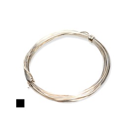 CRAFT WIRE - Alambre de plata de ley 925 de calibre 14, cuadrado y suave, fabricado en Estados Unidos, 1 pie