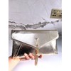 LeahWard Evening Clutch Purse, Chain Strap, Tassel Detail, Envelope Design