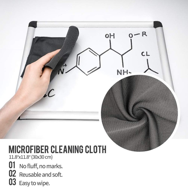 LOUKIN 低臭気 非毒性ホワイトボードクリーナー ホワイトボード用 クリーナースプレー 250ml1本 クリーニングクロス1枚付き