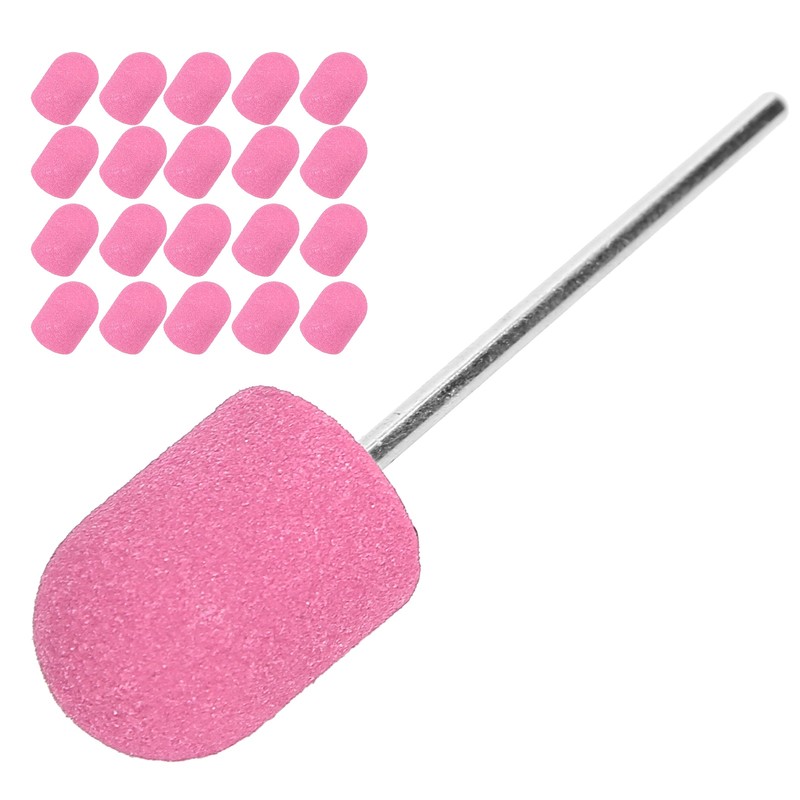 Nail Art Sanding Cap Nail Drill Bits Polishing Grinding Sanding