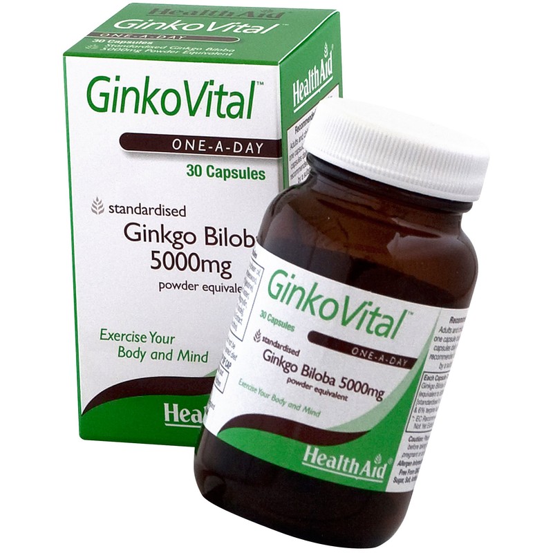 HealthAid Ginko Vital (Ginkgo Biloba) 30 Capsules