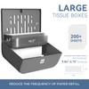 Commercial Paper Towel Dispenser Wall Mount Adhesive Multifold Trifold cFold