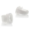 2 x rear seat seat holder attachment clips spout for