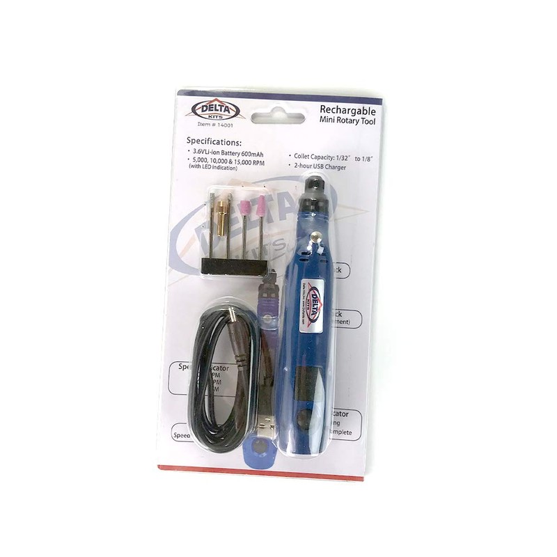 Delta Kits Mini Rotary Tool Drill - Professional Rock Chip