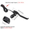 Alomejor Bicycle Brake Lever, Left and Right Set, Electric Bicycle
