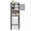 SEGAWE Modern Over The Toilet Space Saver Wooden Storage Cabinet