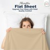 Rohi Microfibre Super King Flat Sheet Latte – Comfy Soft