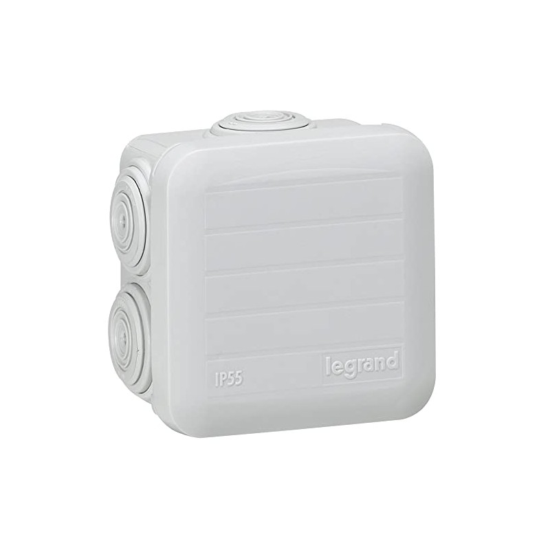 Legrand LEG94516 Square Junction Box Clip-On Fastening Grey 65 x