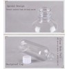 12 Pcs 30ml Portable Refillable Clear Plastic Travel Bottle with