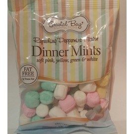 Coastal Bay Refreshing Peppermint Pastel Dinner Mints, 5 Ounce (3 Pack)