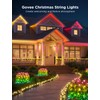 Govee Christmas Lights 66ft, Smart RGBIC String Lights App-Controlled, 125+