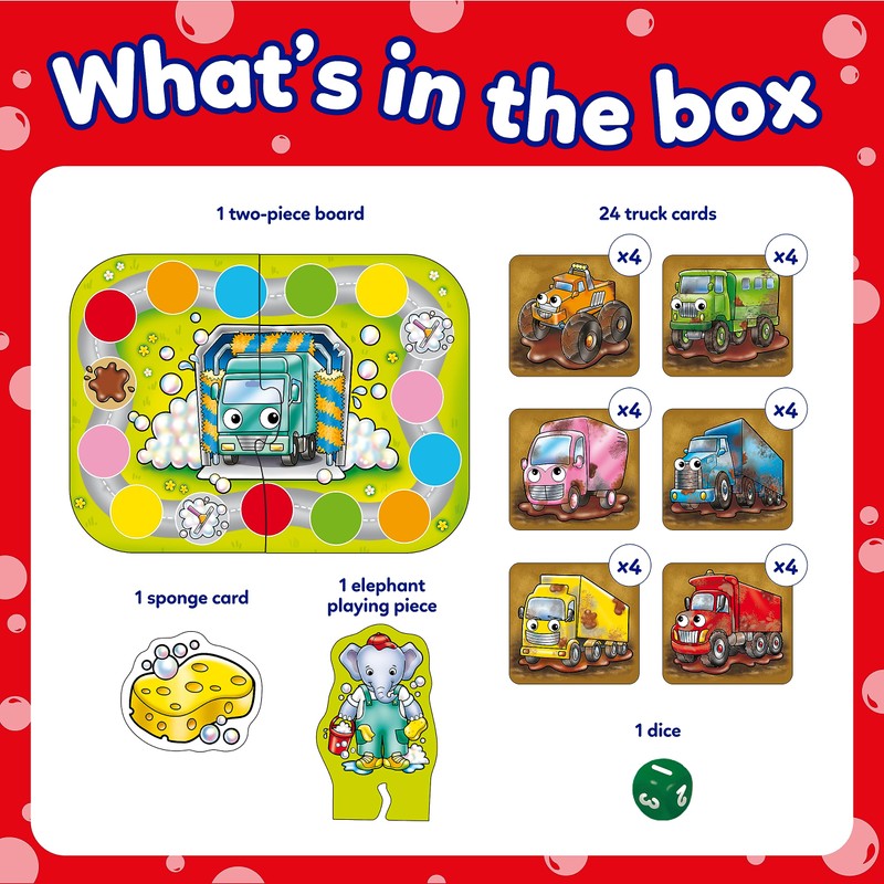 Orchard Toys Mucky Trucks Game, A fun colour matching game