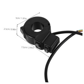 iplusmile Motorcycle Handlebar Switch Headlight Turn Signal and Horn Switch for Electric Scooters Motorcycles and Durable Construction for Reliable Performance