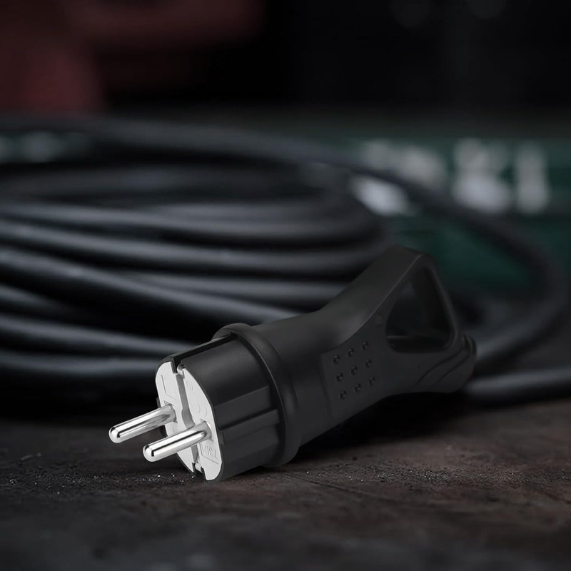 Schuko Coupling, Plug 230 V, Power Plug, Waterproof, Protective Contact