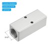 PATIKIL 2 Way 4 Port Air Manifold, G1/2" G1/4" Aluminum