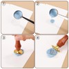 Wax Seal Stamp Set, 10pcs Sealing Wax Stamp Heads with