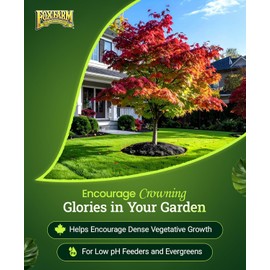 FoxFarm Happy Frog Japanese Maple Fertilizer - Supports Vegetative Growth & Strong Branch Development - 4-3-4 Blend with Soil Microbes & Mycorrhizal Fungi for Low pH Feeders - 4 lb