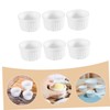 Zerodeko 6pcs Ceramic Dessert Bowls Set Heat Resistant Pudding Bowls