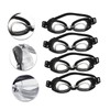 Gatuida 4pcs Mini Swimming Goggles Doll Glasses For Realistic Miniature