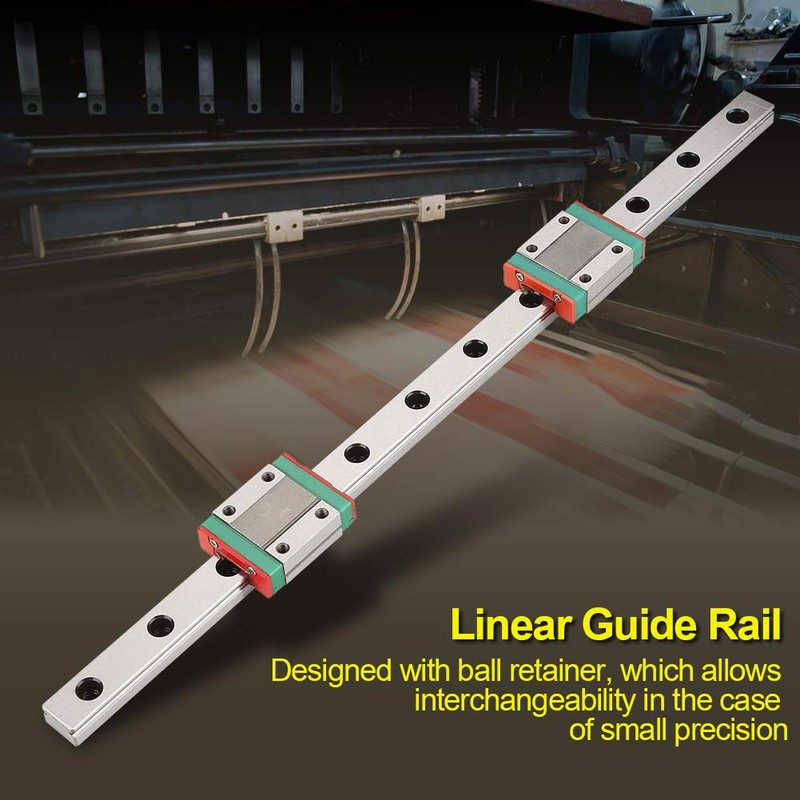Linear Rail,MGN12 300mm 12mm Width Linear Slide Rail Miniature Guide