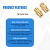 60332 Welding Hose Coupler Adapter Set for Torch Hose 9/16"-18