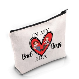 PYOUL Bad B-oys Era Billy and STU Cosmetic Bag with Horror Movie Inspired Gift, beige