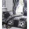 Homemaker 3D Football bedding black single duvet set quilt cover