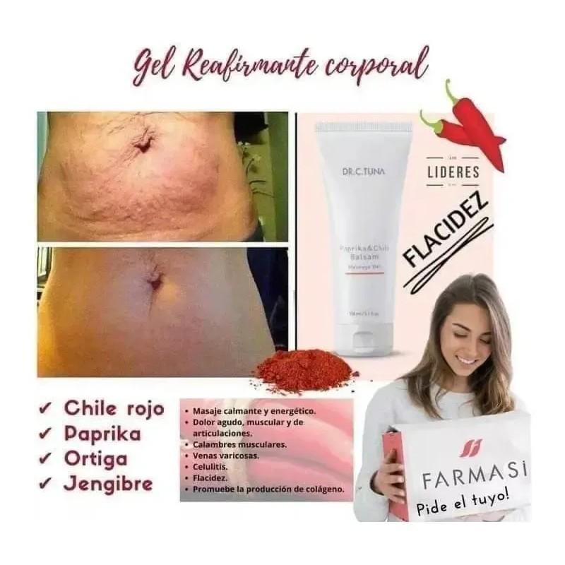 Gel Masaje Paprika & Chile Flacidez y Celulitis 150ml
