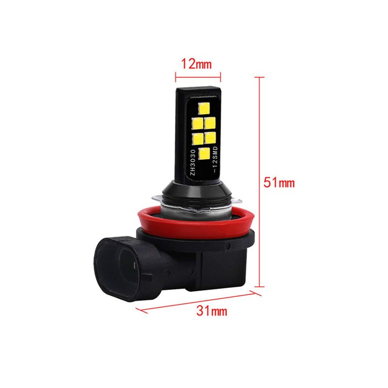 SOCAL-LED LIGHTING 2x LED Fog Light Bulb for Powersports Advanced