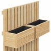 Outsunny 5 Box Raised Garden Bed with Trellis for Vine