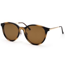 Pro Acme Polarized Sunglasses for Women Men - Vintage Round Classic Sun Glasses - Retro Trendy Style UV400 - Tortoise/Brown