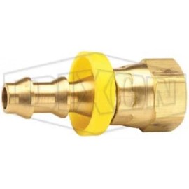 Dixon 2870814C - Female 45°SAE/37°JIC Swivel x Push-on Hose Barb