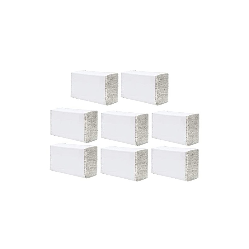 Z Fold White Multifold Paper Hand Towels with 1-Ply 8