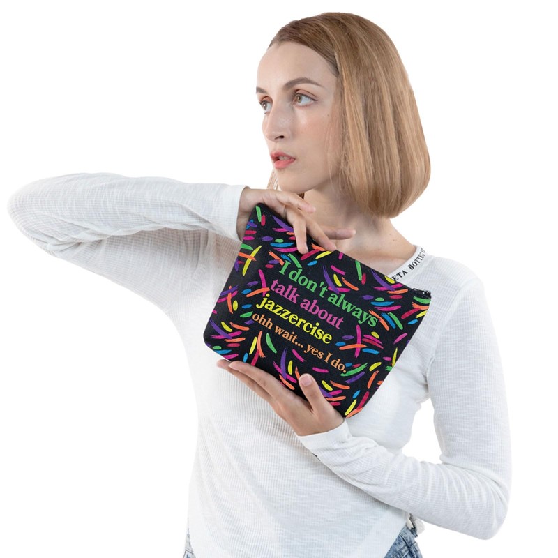 Jazzercise Makeup Bag Jazzercise Lover Gifts I Don't Always Talk