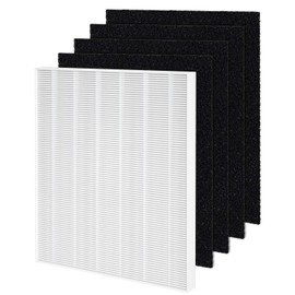 C535 Replacement Filter A Compatible with Winix C535, 5300, 6300, 5300-2 Air Purifier, Part# 115115, 1 True HEPA Filter & 4 Carbon Filters